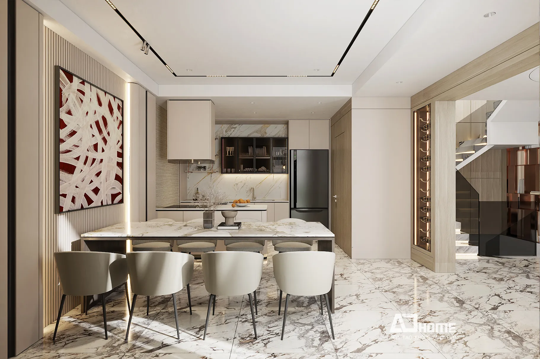 Thiết kế nội thất Vinhomes phong cách hiện đại 01